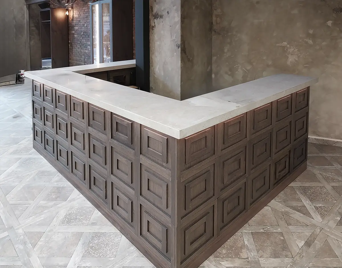 Πάγκοι κομμωτηρίου με μάρμαρο Sinai 5 Πάγκοι κομμωτηρίου με μάρμαρο Sinai 5