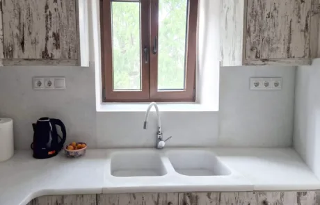 Πάγκος Κουζίνας με μαρμαρο Νάξου