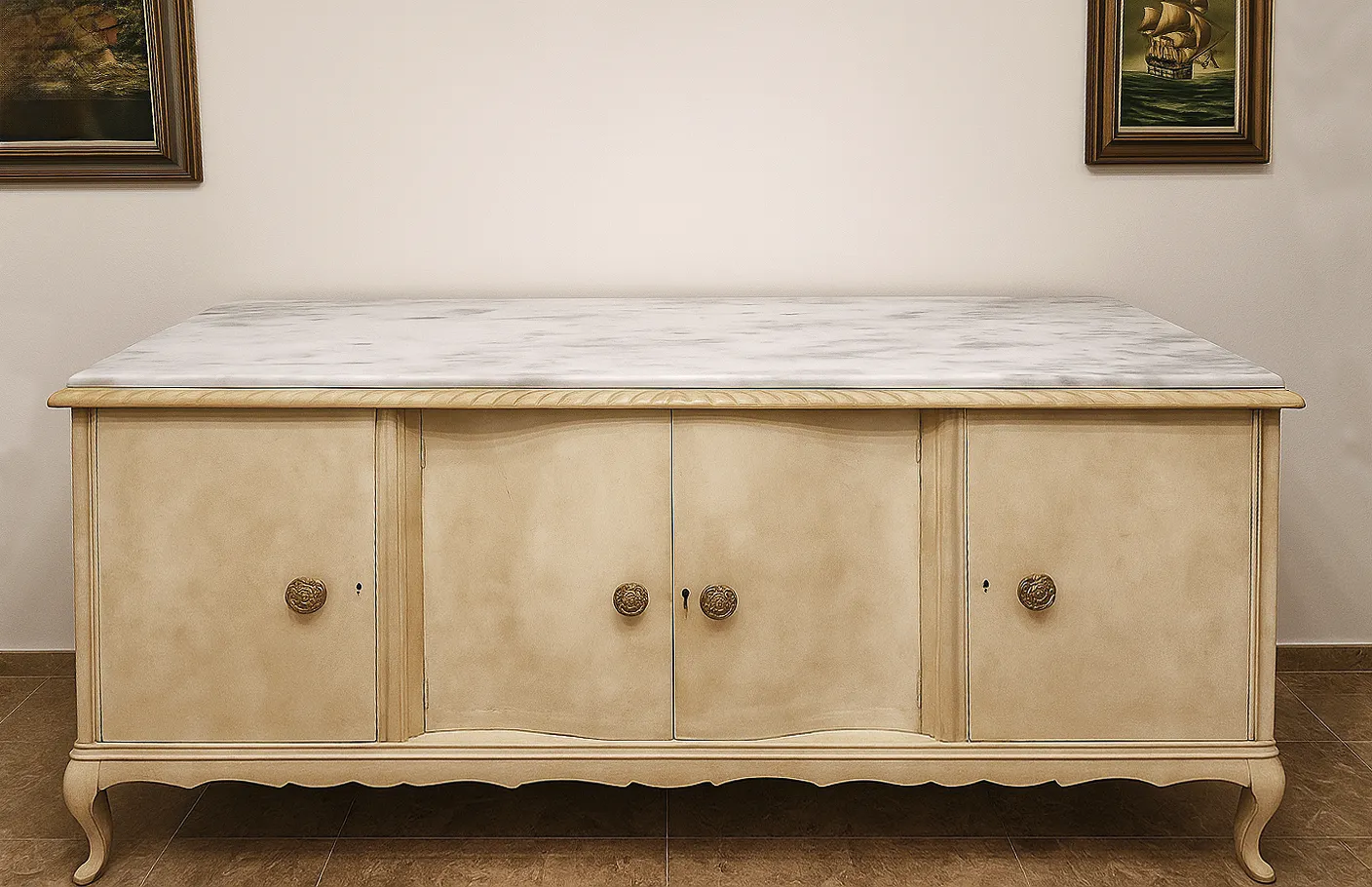 Πάγκος με Μάρμαρο Καβάλας Πάγκος με Μάρμαρο Καβάλας